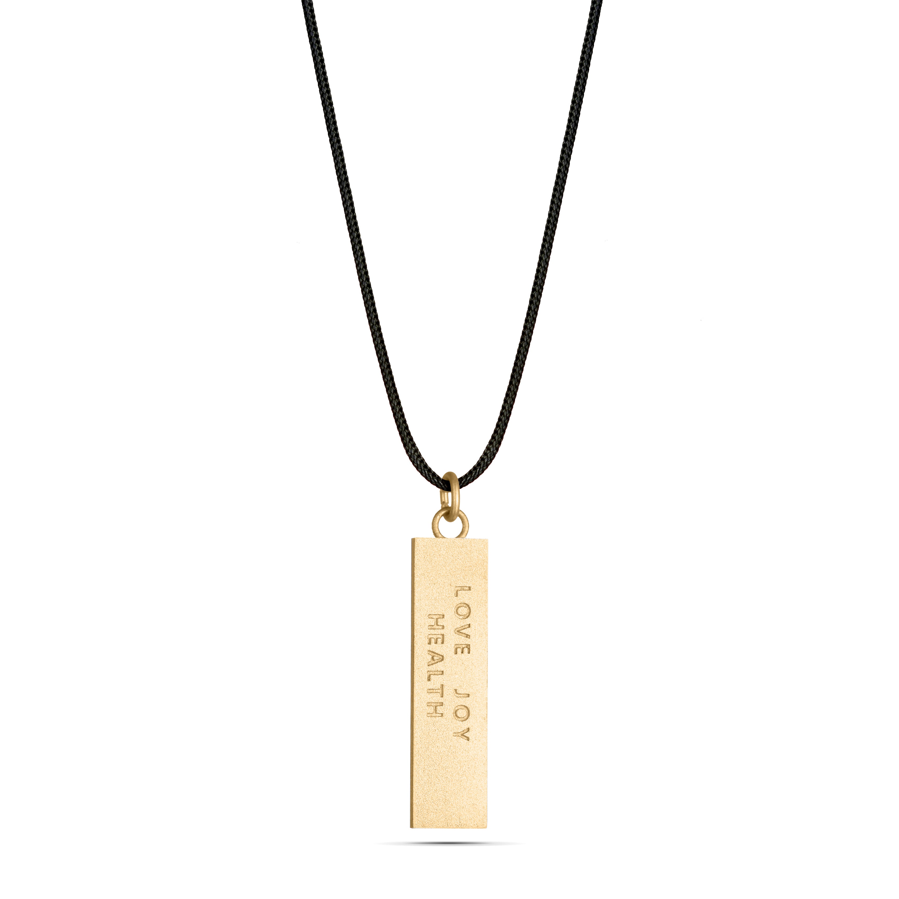Bar Gold & Enamel Cord - available in 2 colors