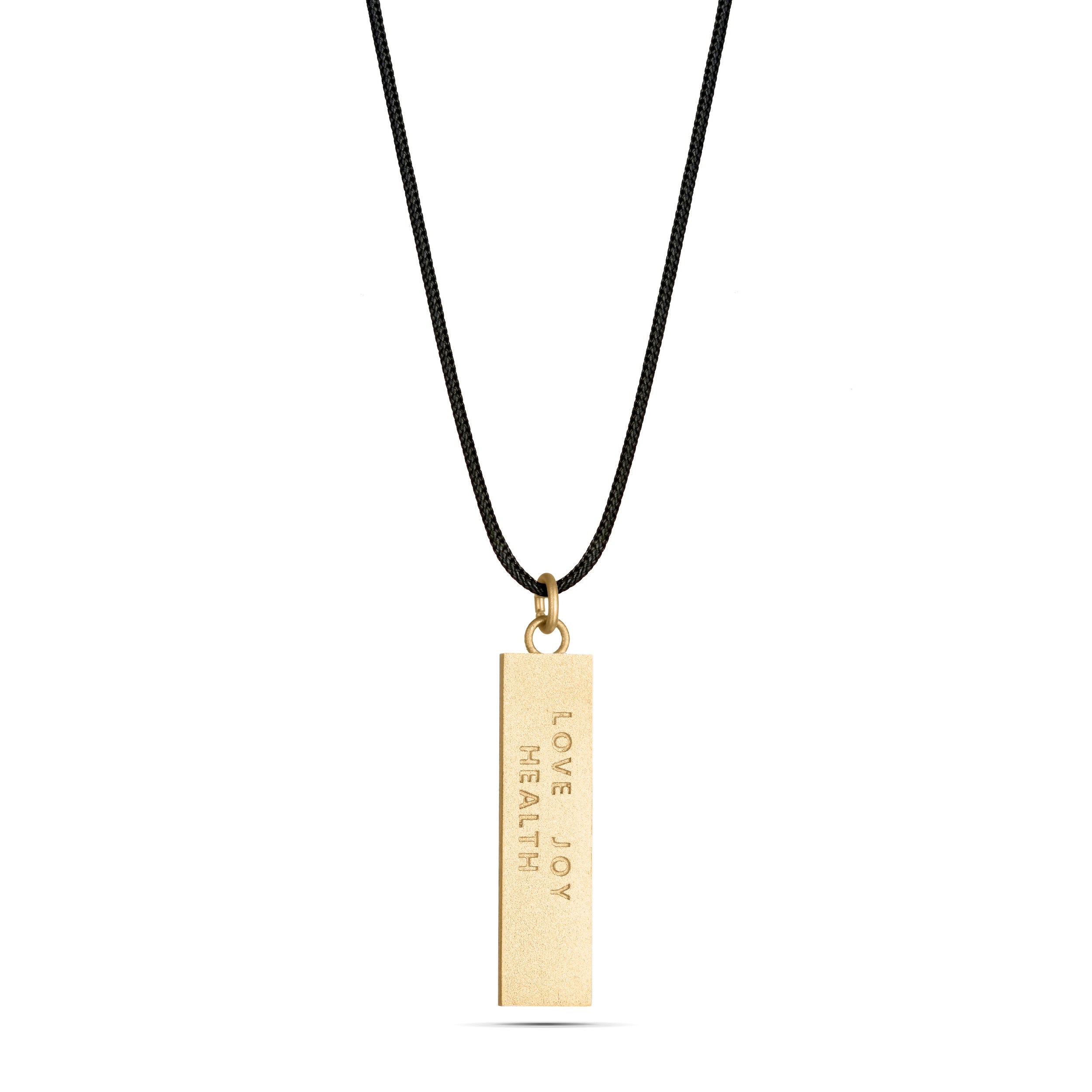 Bar Gold & Enamel Cord - available in 2 colors
