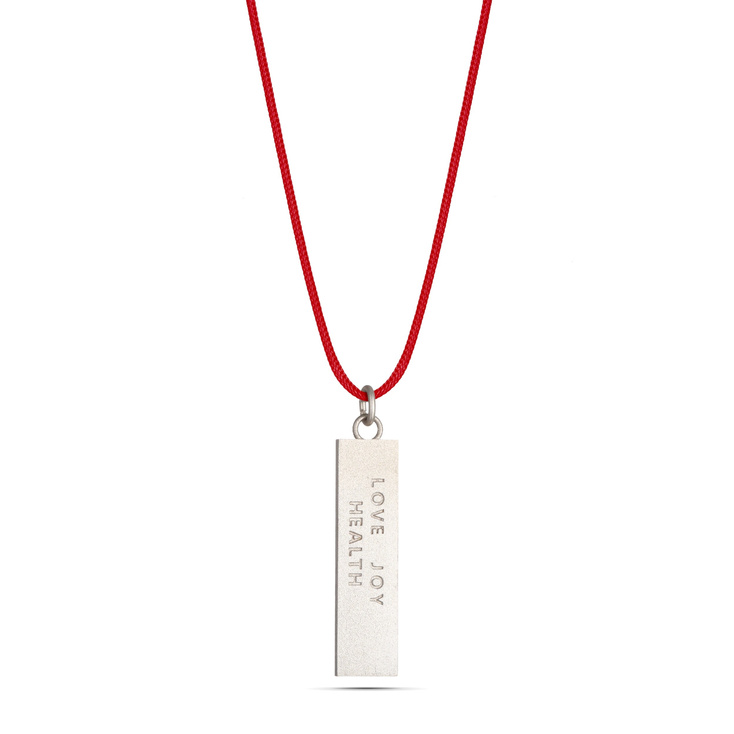 Bar Silver & Enamel Cord - available in 4 colors